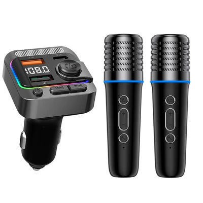Car Bluetooth Karaoke Microphone Car mp3 - c852-microphones-please-confirm-that-the-car-machine-has-fm-radio-function-before-purchasing