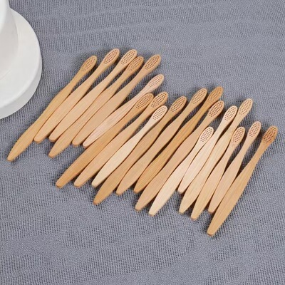 成人儿童竹牙刷刷柄竹制竹柄仿形打孔开孔竹代加工36孔环保竹牙刷