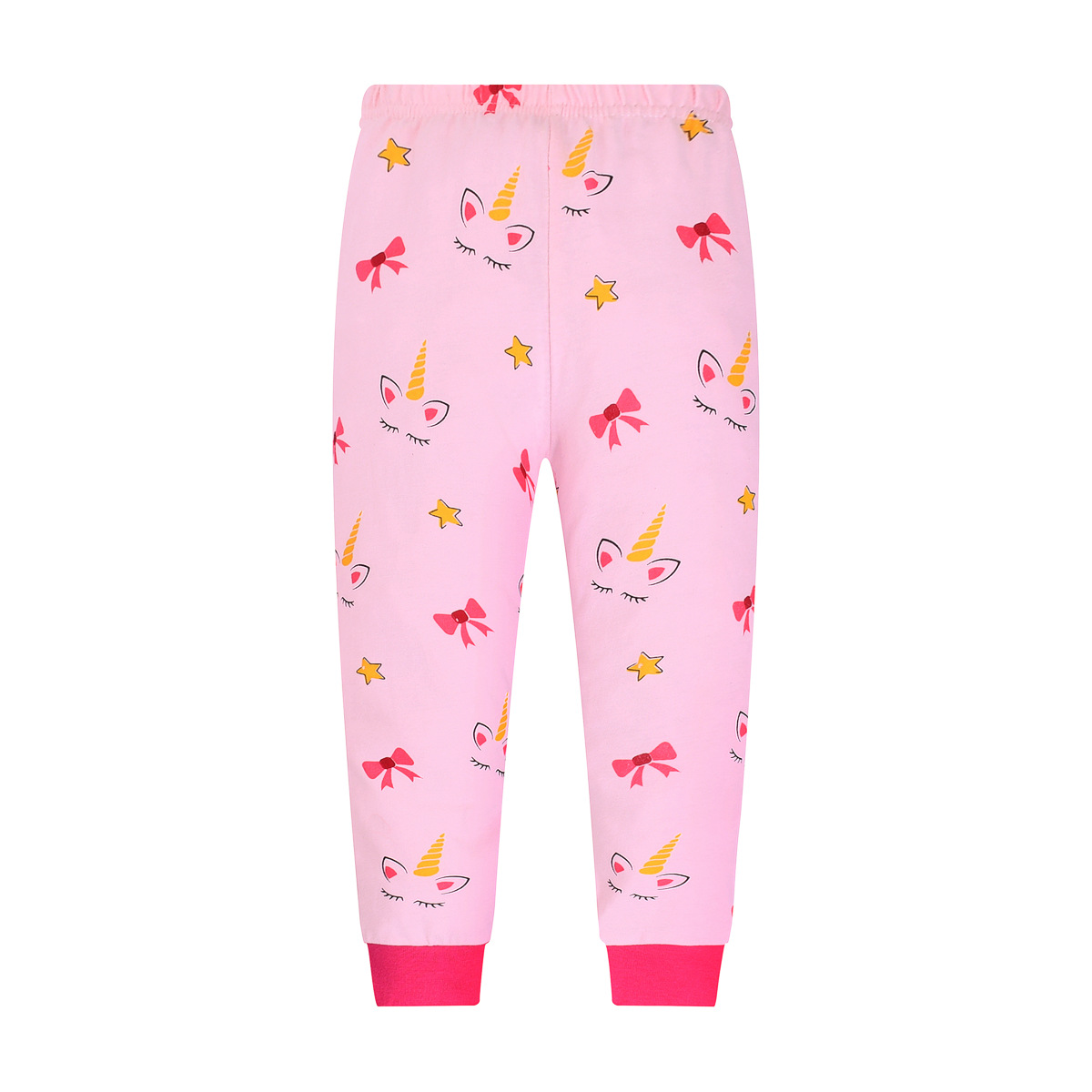 Pijamas de Niños de estilo europeo y americano pijamas de algodón de dos piezas para niñas unicornio homewear Amazon Kids Pijamas