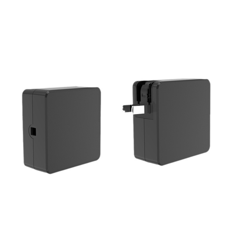 65-85W中美规折叠脚线卡口外壳|塑胶外壳| PD充电器外壳lcf-830