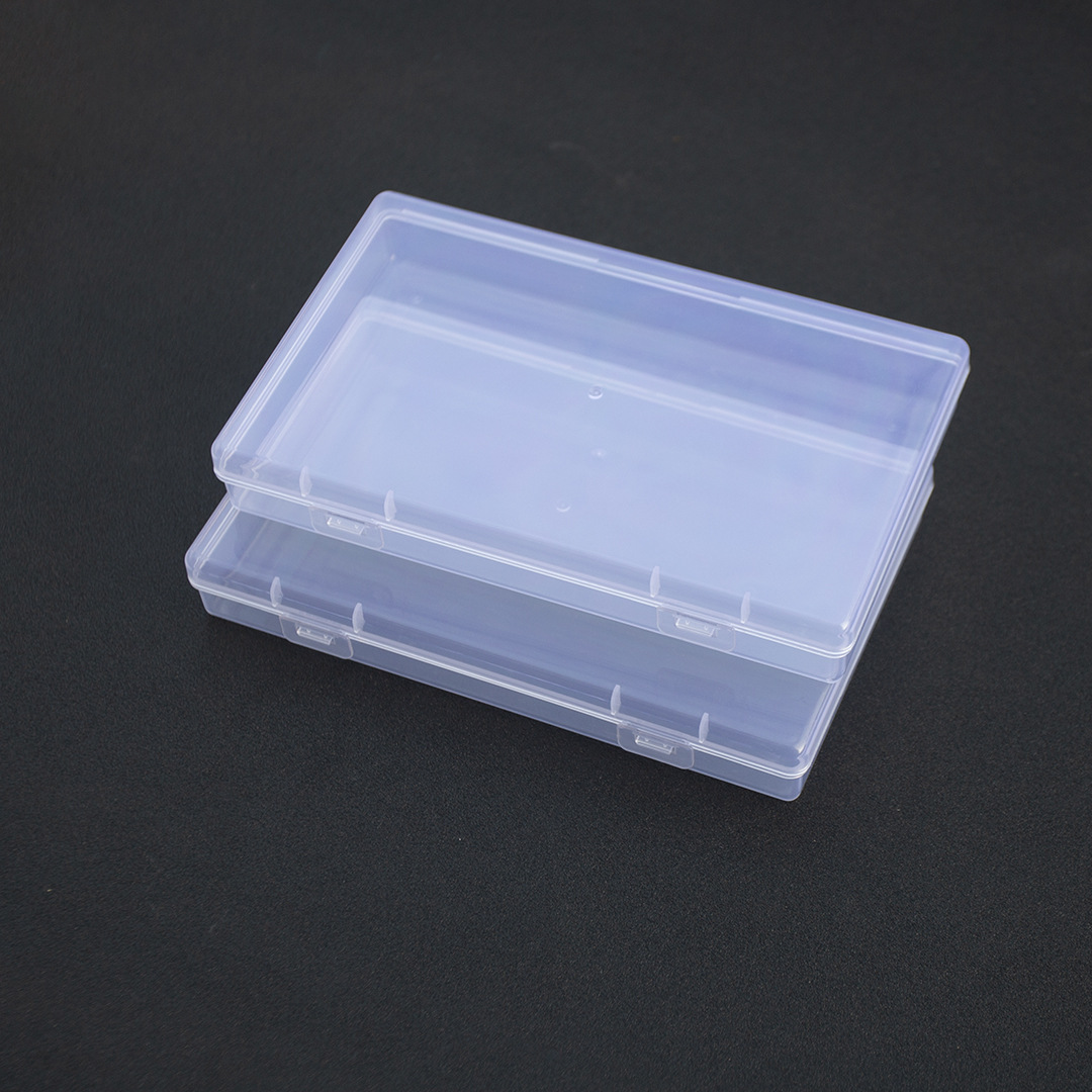 透明塑料盒子 通用包装盒小盒子 PP收纳盒饰品盒长方形塑料盒厂家