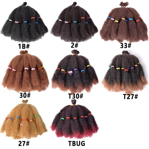 Synthetisch kinky curly bulk haar voor crochet stijlen_voghion.com