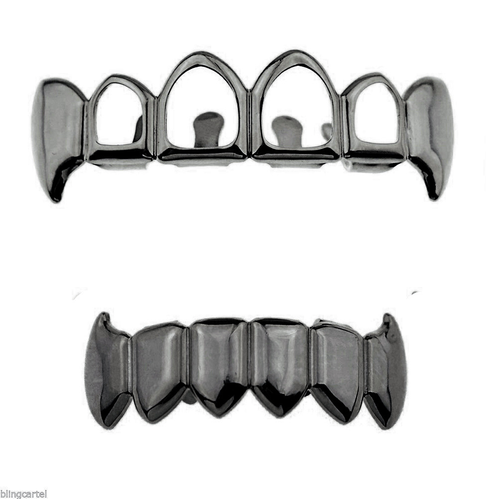 Europeo y americano nuevo hip hop personas real chapado en oro tirantes cóncavo-convexo Plaid textura hip hop tirantes grandes dientes de oro