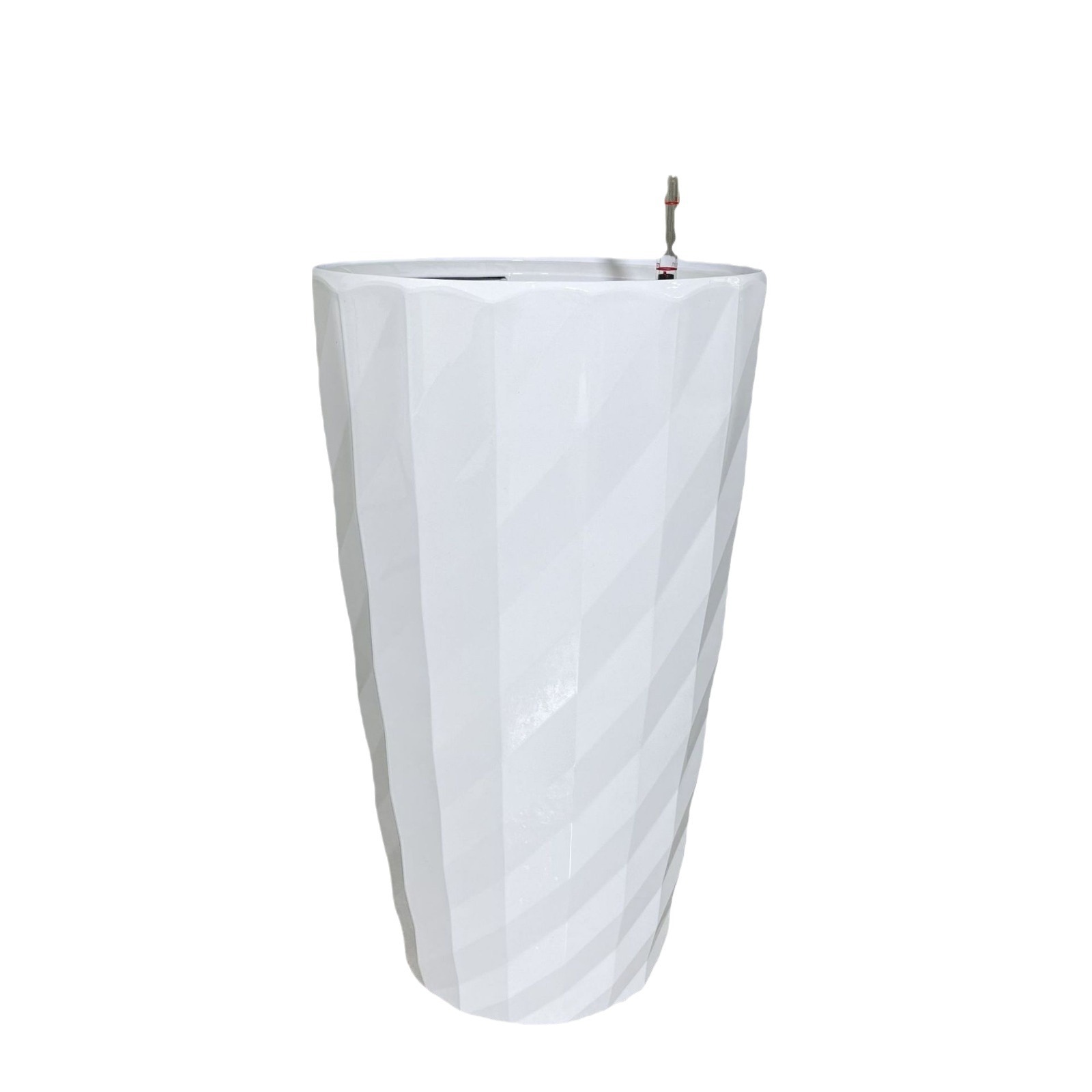 Suministro directo de fábrica auto-absorbente maceta redonda pintura de piso nórdico diamante superficie perezoso auto-absorbente maceta al por mayor