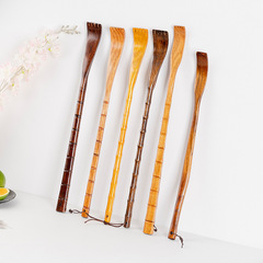 Wooden back scratcher with handle, bamboo joint back massage and scratching tool, factory wholesale