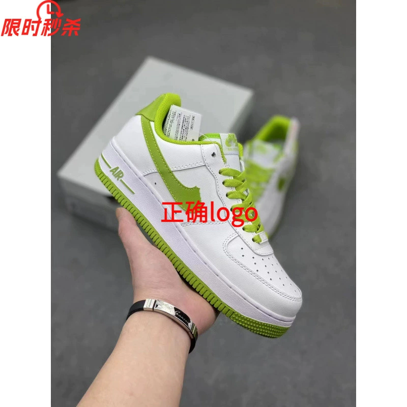 Nike Air Force 1, низкие летние универсальные белые туфли/кроссовки для мужчин и женщин, 2025 год
