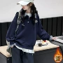 翻领品质大童女孩工装裤