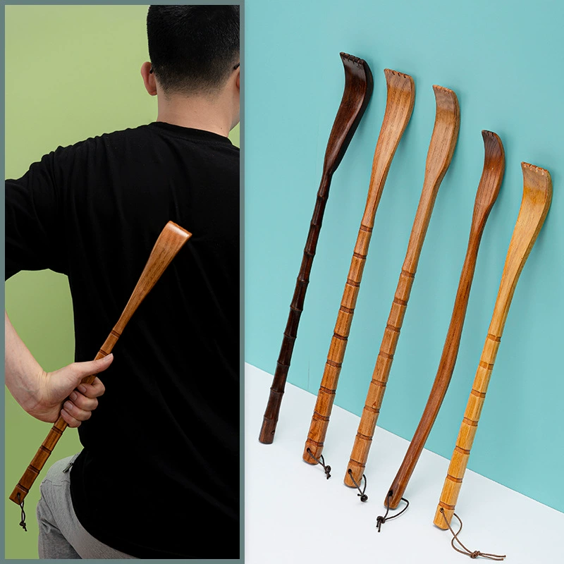 Solid wood long handle itchy scratching home old man scratching itchy not asking for help on the back old man
