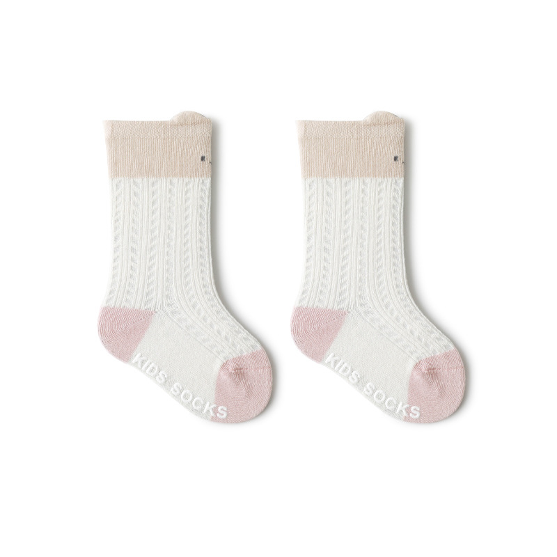 2023 verano nuevos calcetines de bebé de malla delgada para hombres calcetines de bebé recién nacido calcetines de algodón para niños de dibujos animados lindos