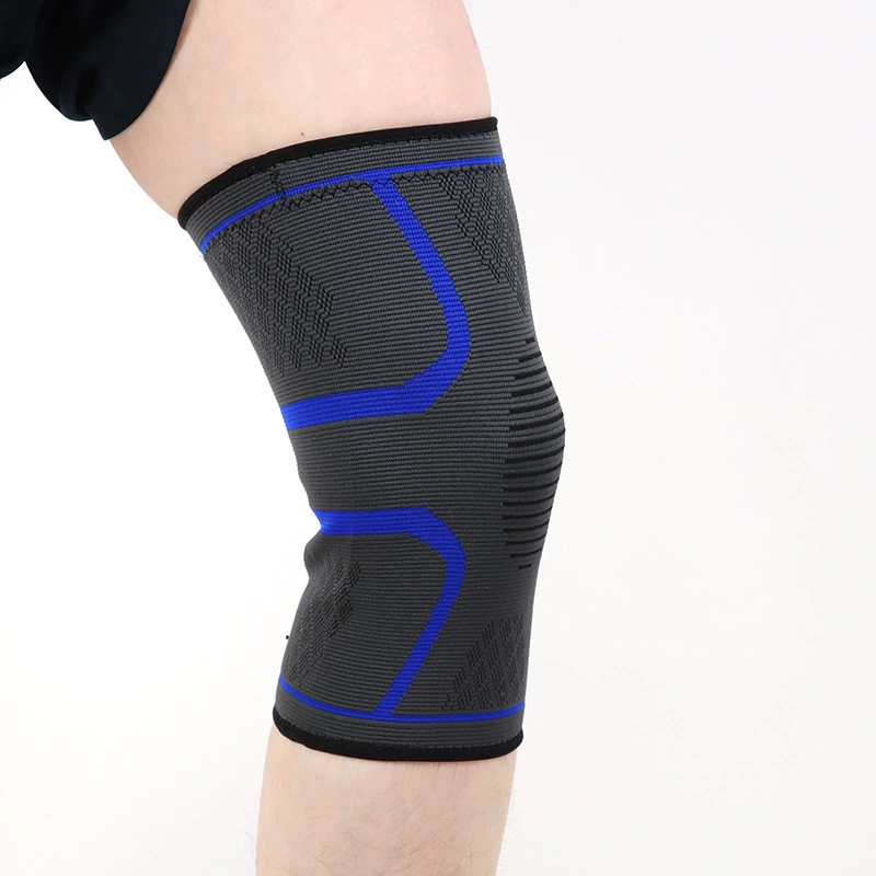Спортивные нейлоновые вязаные наколенники противоскользящие бег спортивные наколенники на открытом воздухе альпинистские спортивные наколенники