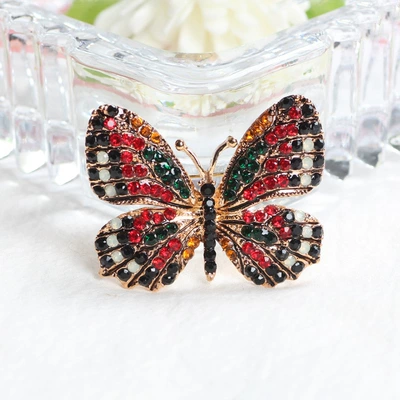 Vintage Cute Butterfly Bee Enamel Yaxa sancaqları - style-2