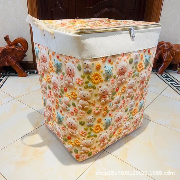 더블 지퍼 5D 곰돌이