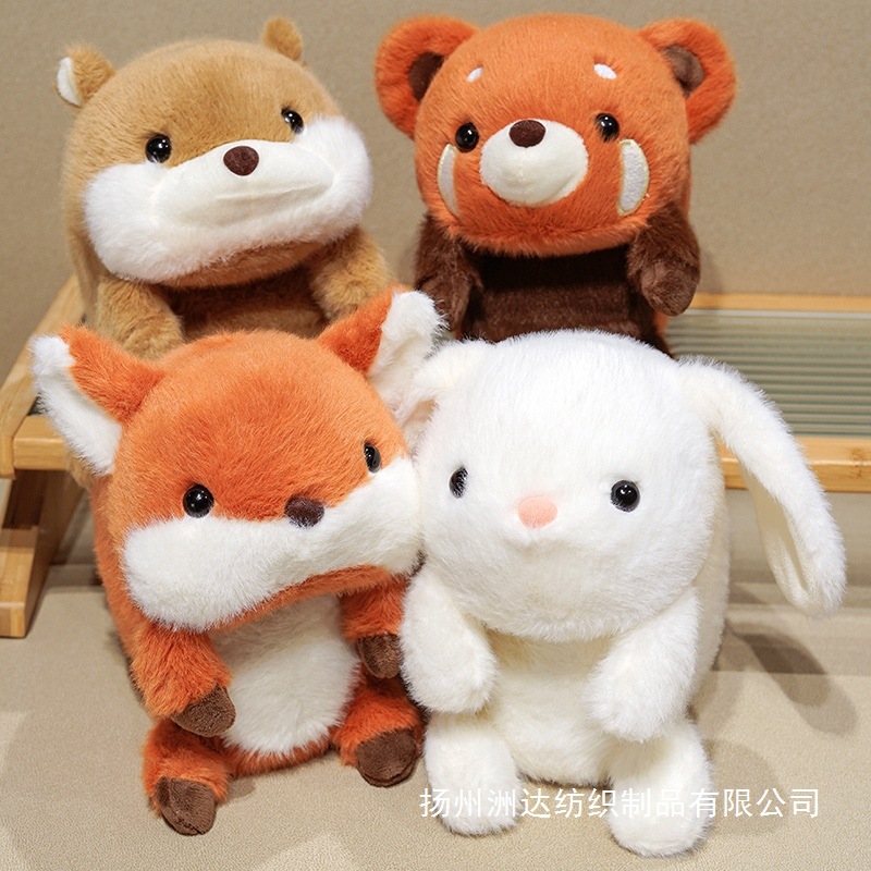Cute muñeca de peluche de animales de peluche con muñeca de decoración de muñeca de peluche de peluche