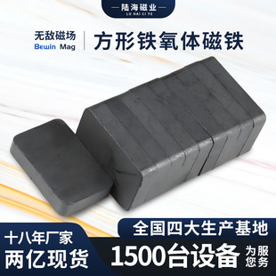 Source Factory General Magnetic Spot Wholesale Black Magnet Refrigerator Magnet Whiteboard Square Magnet Magnet Magnet Stone Ferrite Magnet