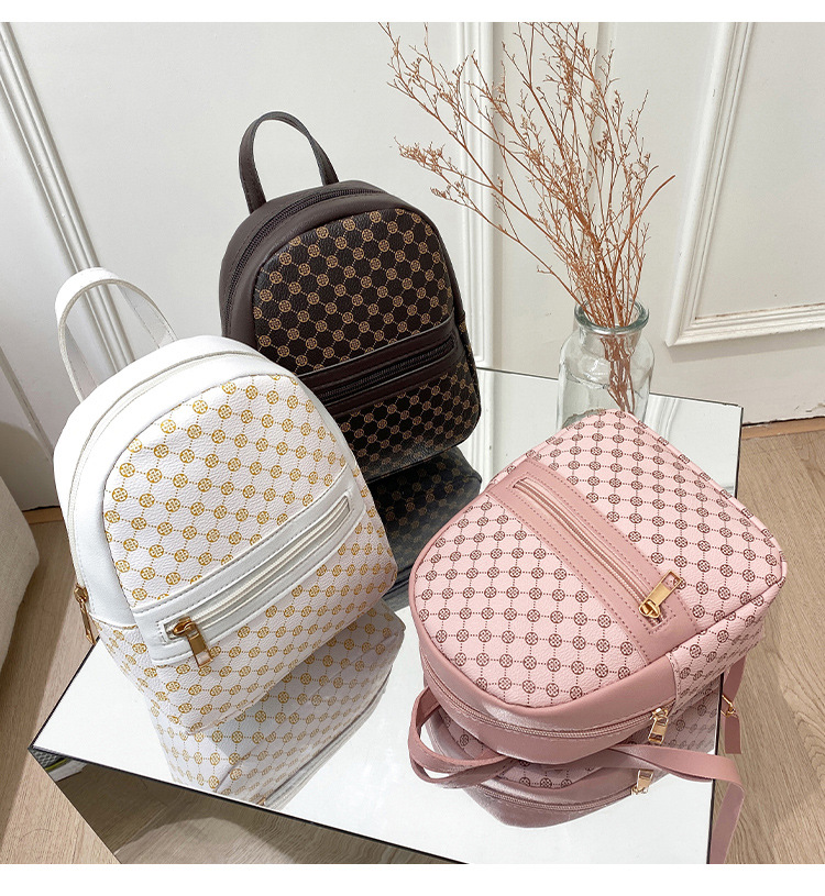 Fashion Printing Zipper Fashion Backpack display picture 1