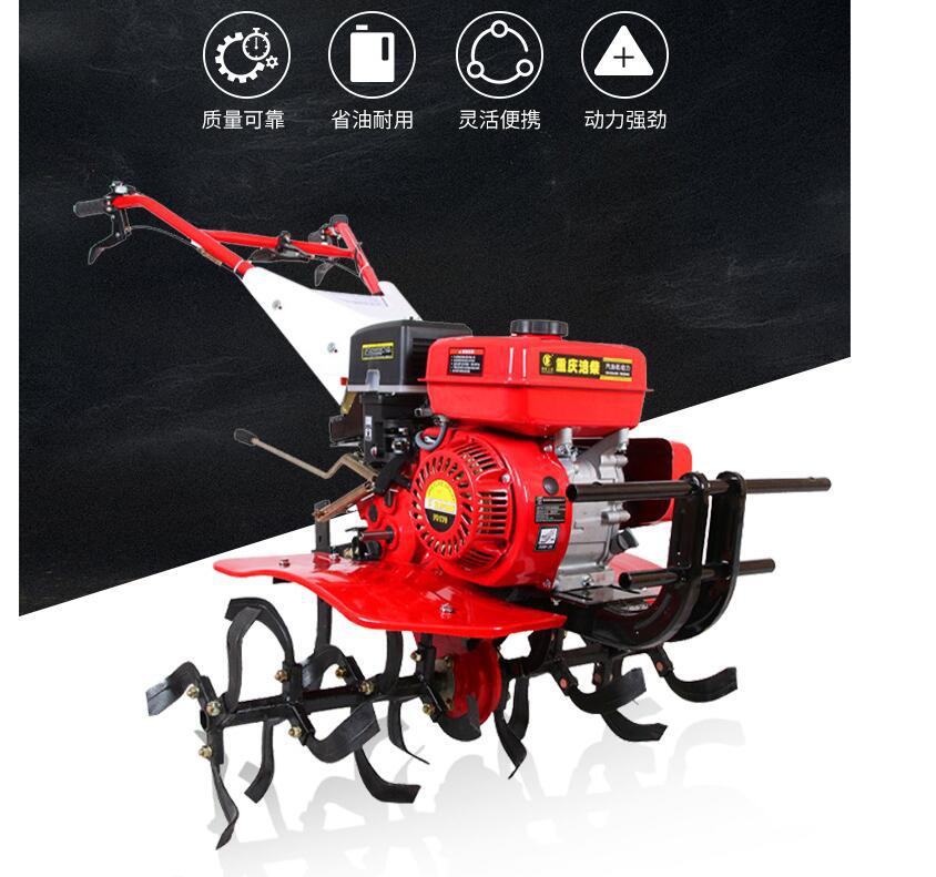 新式微耕机柴油小型多功能家用耕地耕田机农用旋耕松土翻地犁地机