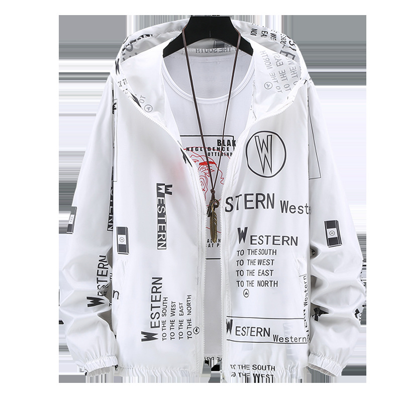 Men's Clothing summer new 2024 trend thin breathable sun protection clothes men's letter large size skin coat jacket men_voghion.com