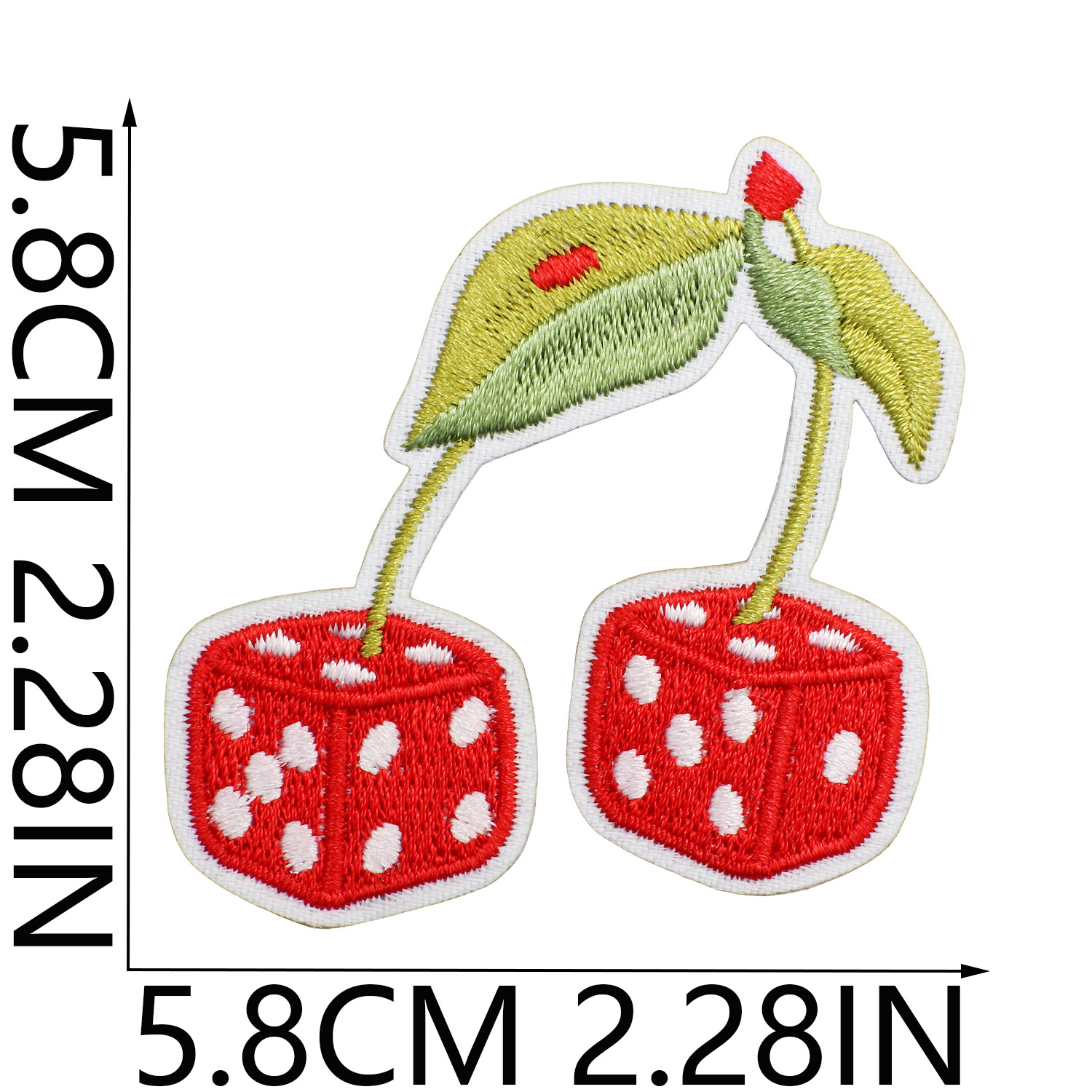 3g Weight Clothing Sticker Patches Classification 1 Piece Quantity Dacron thread Material Cherry Pattern Casual, Elegant, Lady Style Embroidery Craft 1 Piece Casual Elegant Lady Cherry Dacron Thread Clothing Sticker Patches 6