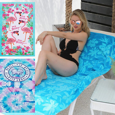 Beach towel goods in stock wholesale Europe and America Hawaii Customs activity printing Cede lengthen adult Bath towel 170*90cm