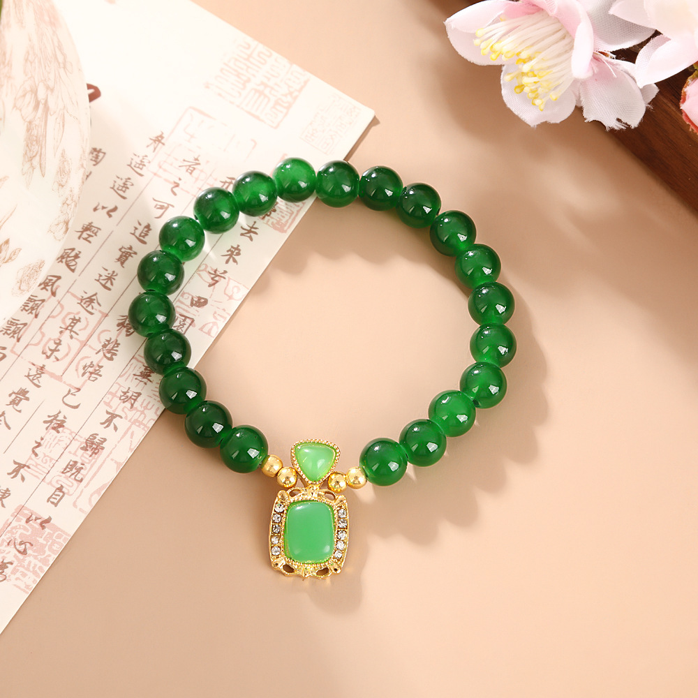 New Chinese Style Bracelet Like the Rising Sun Female Ins Niche Design Retro Bracelet Valentine's Day Birthday Gift