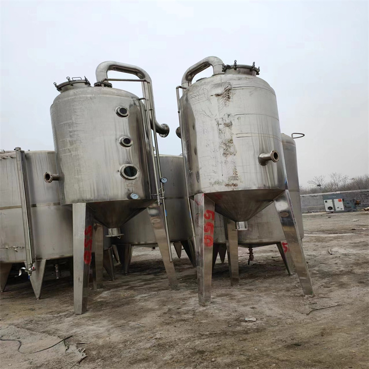 二手不锈钢废水浓缩蒸发器 钛材MVR强制循环连续结晶负责安装调试