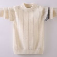 秋冬新款青少年羊毛衫中大童羊绒衫针织毛线打底学生加厚男童毛衣