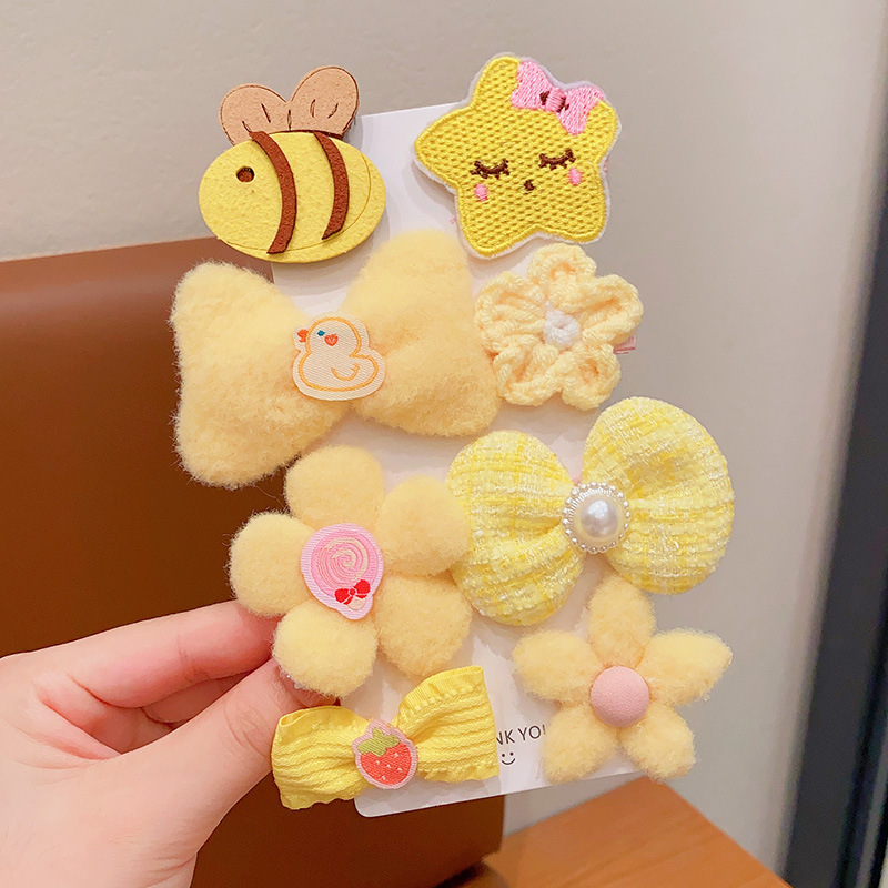 Red leche café brocas para el cabello bebé peludo brocas de arco brocas para el cabello de chicas caricaturas frente brocas para el cabello hechas a mano