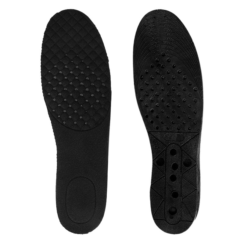 Plantillas deportivas que aumentan la altura del fabricante para hombres y mujeres, cojines de aire invisibles y transpirables, plantillas interiores de media cojín con cojín completo de 3cm y 5cm
