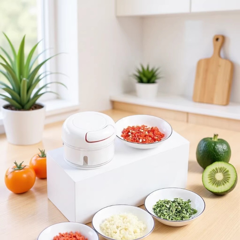 Thickened Garlic Press, Kitchen Hand-Pulled Garlic Crusher, Garlic Paste Chopper, Multifunctional Kitchen Tool