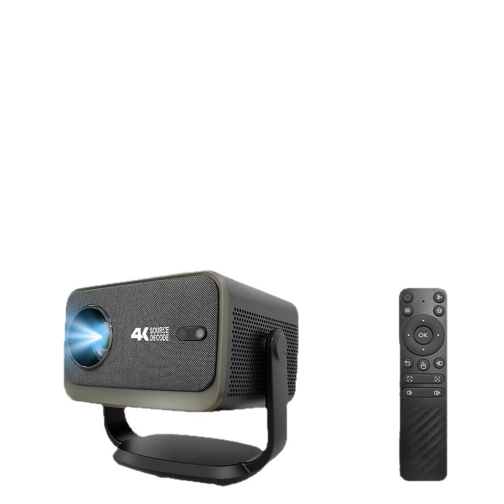 360° Rotating Projector (WEILT) Smart Home Theater, Wi‑Fi Android, 4K Decode, Portable Large Screen