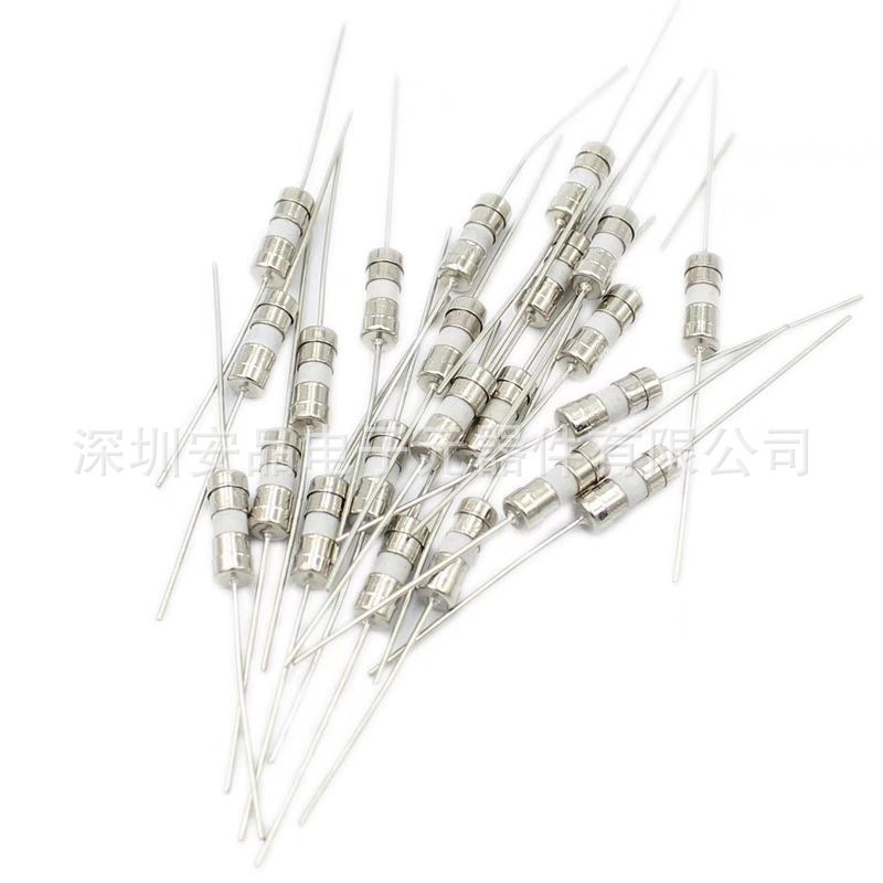 陶瓷双帽保险丝管3.6*10 速溶/延时F/T 0.5A/1A/2A/3A/5A/10A引线