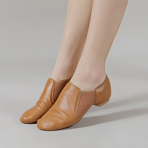 Cheerleading special shoes sheepskin adult competition training Latin dance shoes children's soft-soled practice breathable jazz dance shoes
