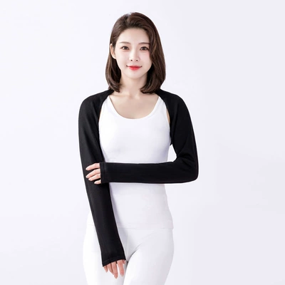 Summer Pure Cotton Shoulder Pads for Seat belt shoulder pad - black-standard