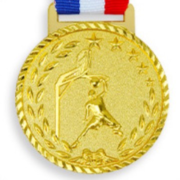 Baloncesto 318 (oro y plata cobre tres colores) 6,5 cm