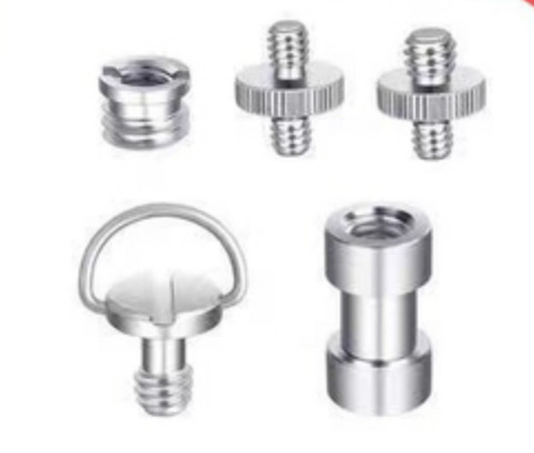 Accesorios de fotografía Juego de tornillos Tornillos de fotografía Juego de doble cabeza Juego de tornillos de conversión Tornillos de conversión de cámara
