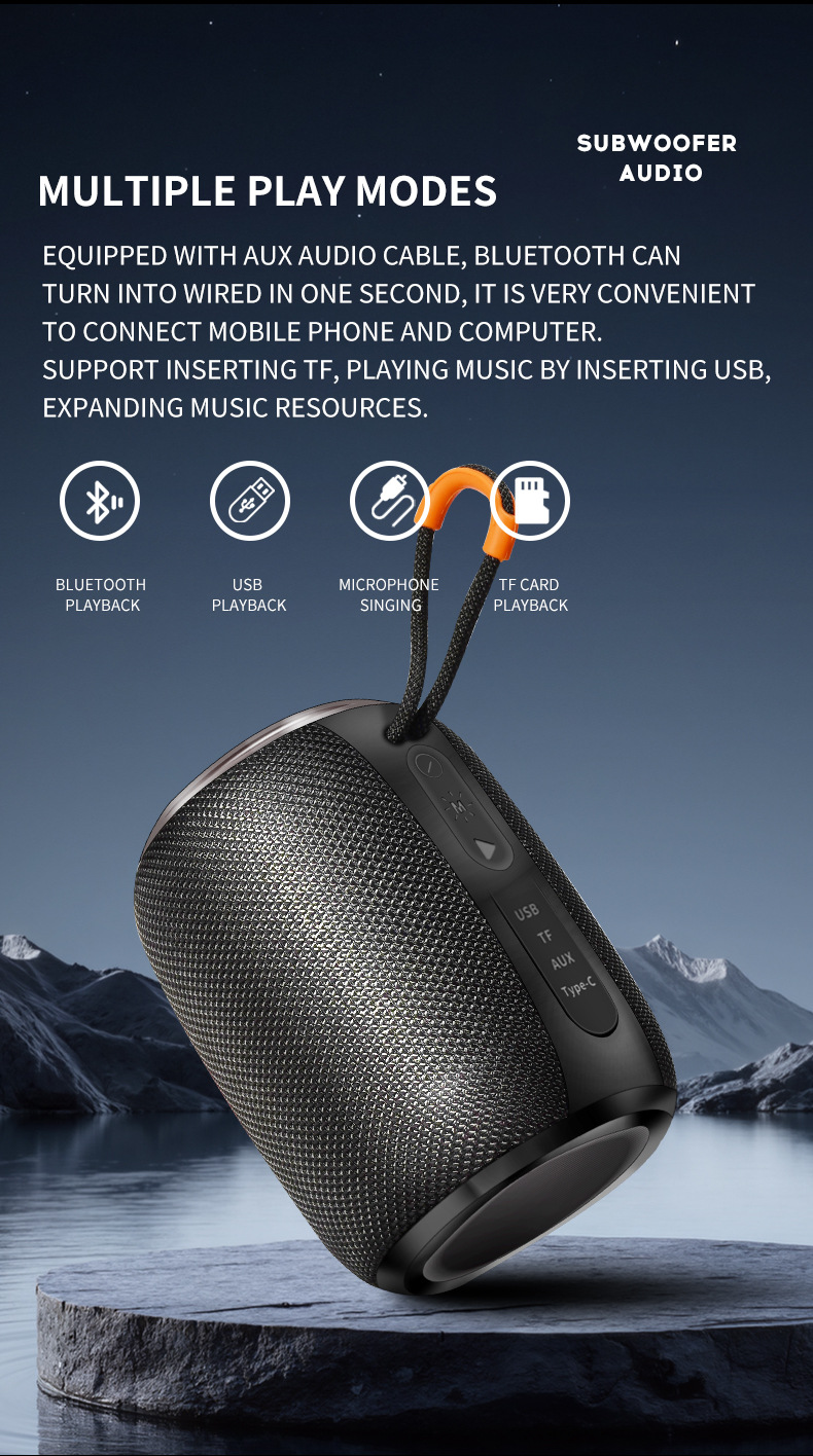 Draagbare bluetooth speaker waterdicht rgb mini speaker draadloos_voghion.com