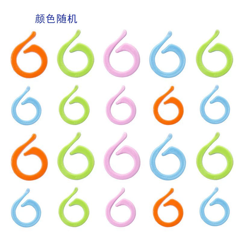 Color opening counting ring sweater woven tool counting marks buckle notes number ring comma ring
