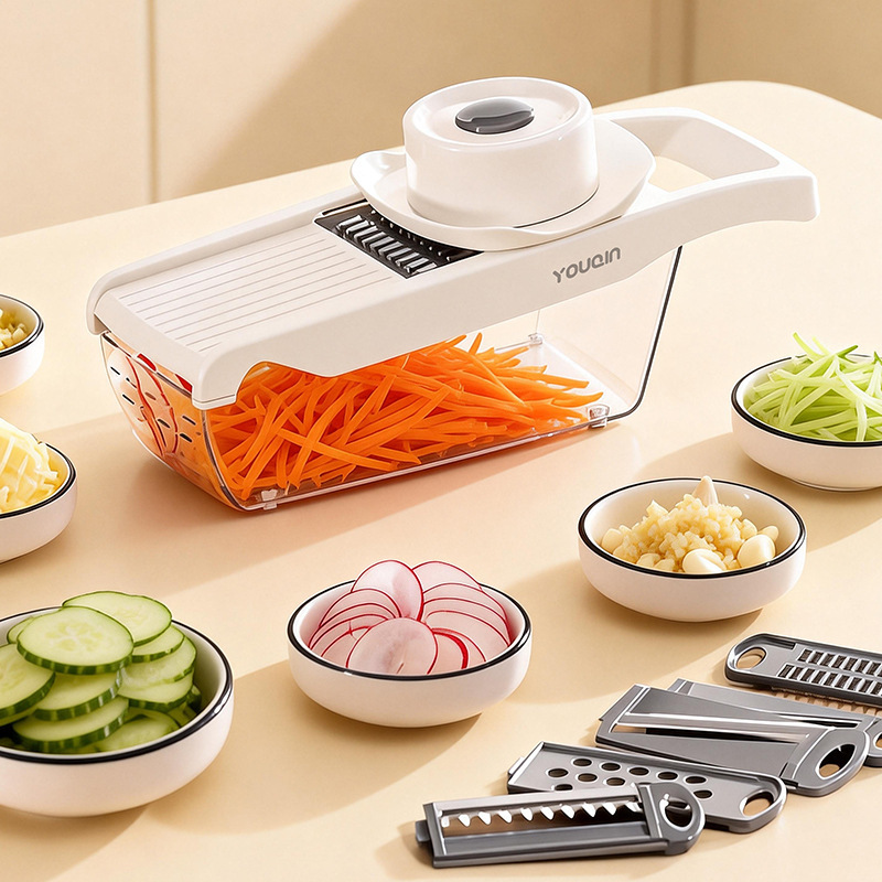 Multifunctional Vegetable Cutter, New Model Potato Shredder, Household Kitchen Carrot Shredder, Slicer, Grater, Multifunctional Multifunctional Vegetable Cutter, New Model Potato Shredder, Household Kitchen Carrot Shredder, Slicer, Grater, Multifunctional
