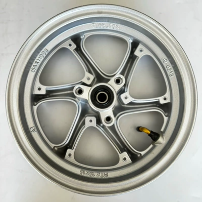 350-10 Front Steel Rim, Motorcycle wheel hub - 10inch-disc-brake-aluminum-wheel-silver-58-hole-pitch