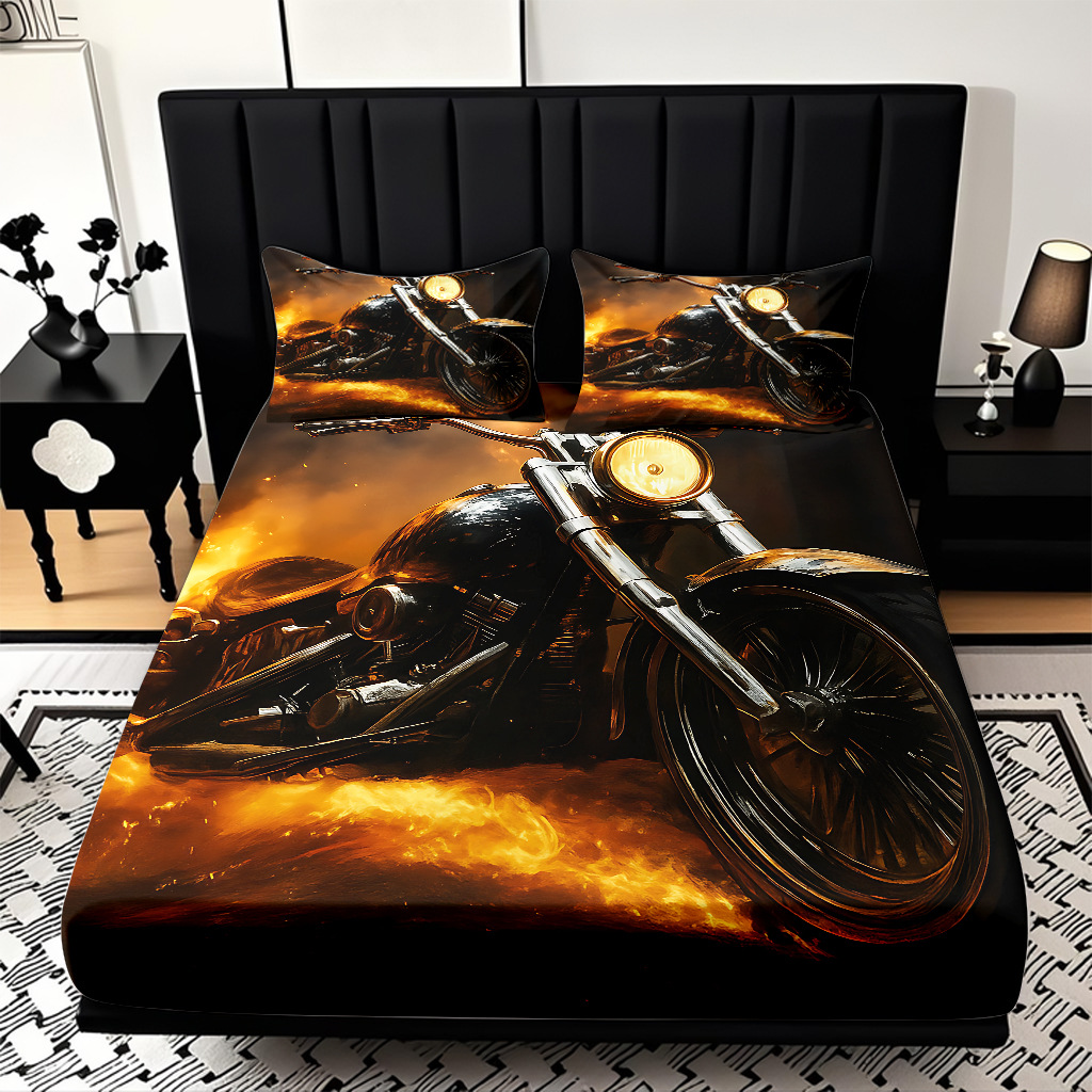 TEMU / JIT serie de motocicleta fría transfronteriza impresión digital de alta definición caja de cama de polirido fábrica directa