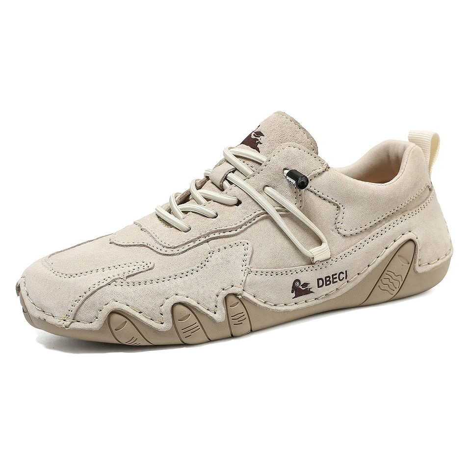 Giày thể thao da thật unisex cổ thấp mũi tròn, đế cao su, phong cách năng động — 662-3 mặt Da Màu Hồng, 662-3 mặt da màu cát, 662-3 mặt da màu nâu, 662-3 mặt da màu xám
