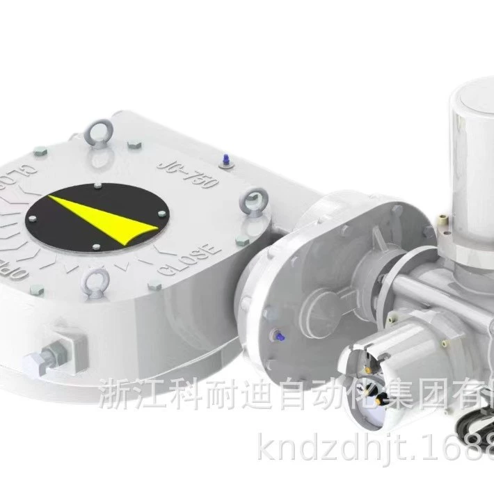 Стандартный электрический привод Shanghai KONADI KND-ZA20 с червячным редуктором YJ-75-D