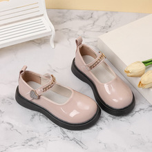 女童皮鞋2025春秋季新款软底小皮鞋中小童单鞋女宝宝英伦风演出鞋