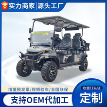 电动观光车2-8座四轮外贸出口酒店燃油巡逻车景区球场高尔夫球车