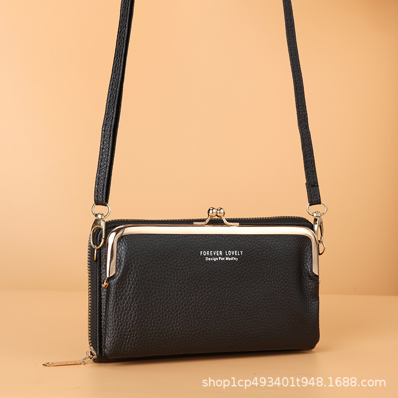 Manufacturer Wholesale Horizontal Women's Single Shoulder Small Crossbody Bag Korean Version Large Capacity Mini Small Bag Multi-Purpose Wallet Card Holder Manufacturer Wholesale Horizontal Women's Single Shoulder Small Crossbody Bag Korean Version Large Capacity Mini Small Bag Multi-Purpose Wallet Card Holder