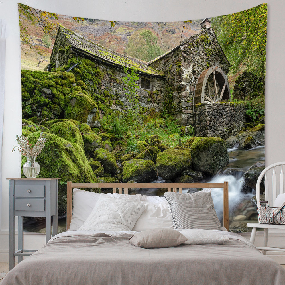 Fashion Landscape Wall Decoration Cloth Tapestry Wholesale Nihaojewelry display picture 127