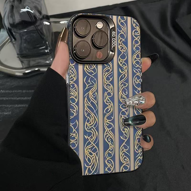 Patrón vertical para iPhone 16 funda para teléfono móvil 11 Apple 15promax/14 Europa y América 13pro transfronterizo 12xr