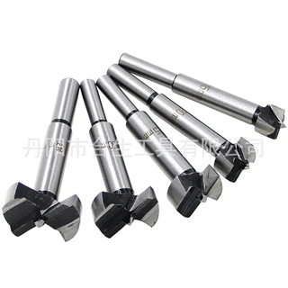 5pc木工开孔器打孔钻头 木材刃具平翼钻孔扩孔钻铰链工具组套