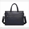 21 new pattern Large One shoulder Handbag black business affairs man Briefcase The first layer cowhide Flat Computer package On behalf of