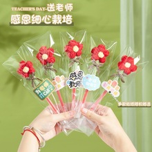 新年花笔泡芙花2026最棒的儿子女儿送老师批改作业红笔新年礼物